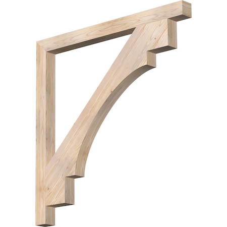 Merced Block Smooth Bracket, Douglas Fir, 3 1/2W X 48D X 48H